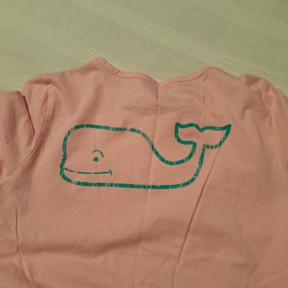 Vineyard Vines girls size Large or 14 pink tshirt dress, work for swim cover up - Picture 3 of 6